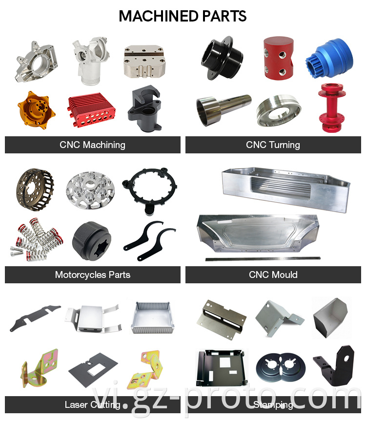 Dịch vụ robot gia công CNC tùy chỉnh Chất lượng cao 6082-T6 nhôm 5 trục CNC Phay các bộ phận cơ học cơ học